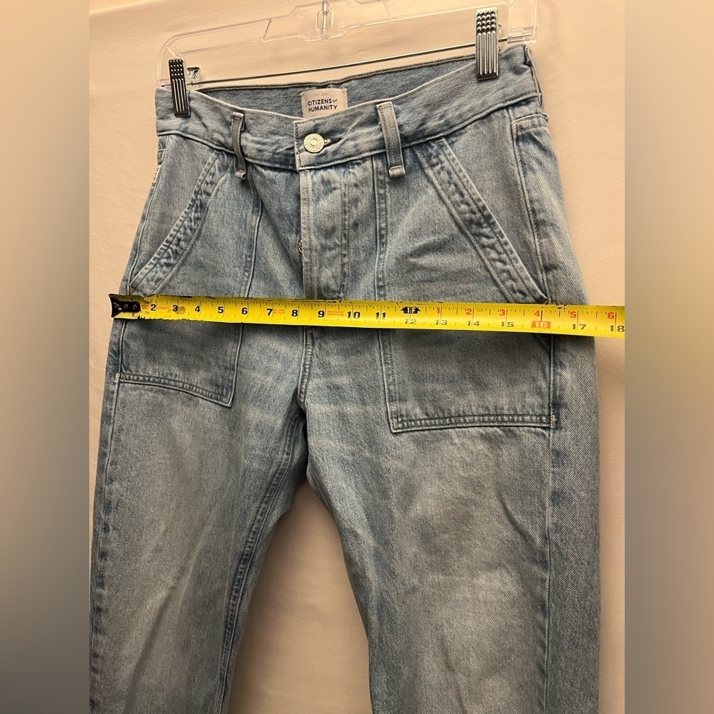 CITIZENS OF HUMANITY Women's Leah Cargo Tapered Silhouette Relaxed Slim Jean 25 - Picture 10 of 16
